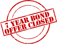 7 Year Bond Offer Sold Out