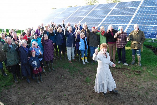 New £1.1m community solar plant lights up 55,000 bulbs