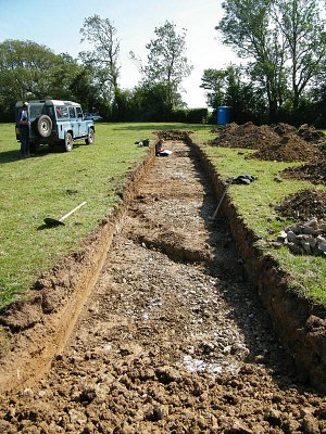 Digging in - Archaeologists on-site